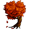 Pixel autumn tree by waluouija