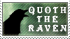 Quoth The Raven Stamp by SailorSolar