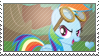 MLP: Rainbow Dash stamp by Janbearpig
