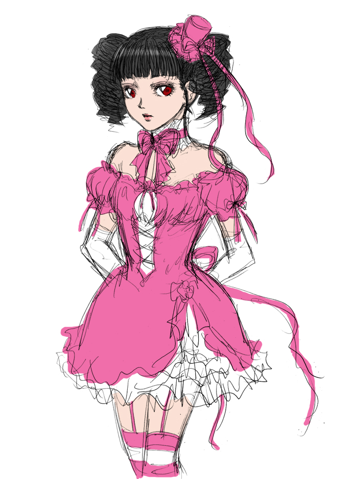 Doodle: Pink Lolita by Mincelot on DeviantArt