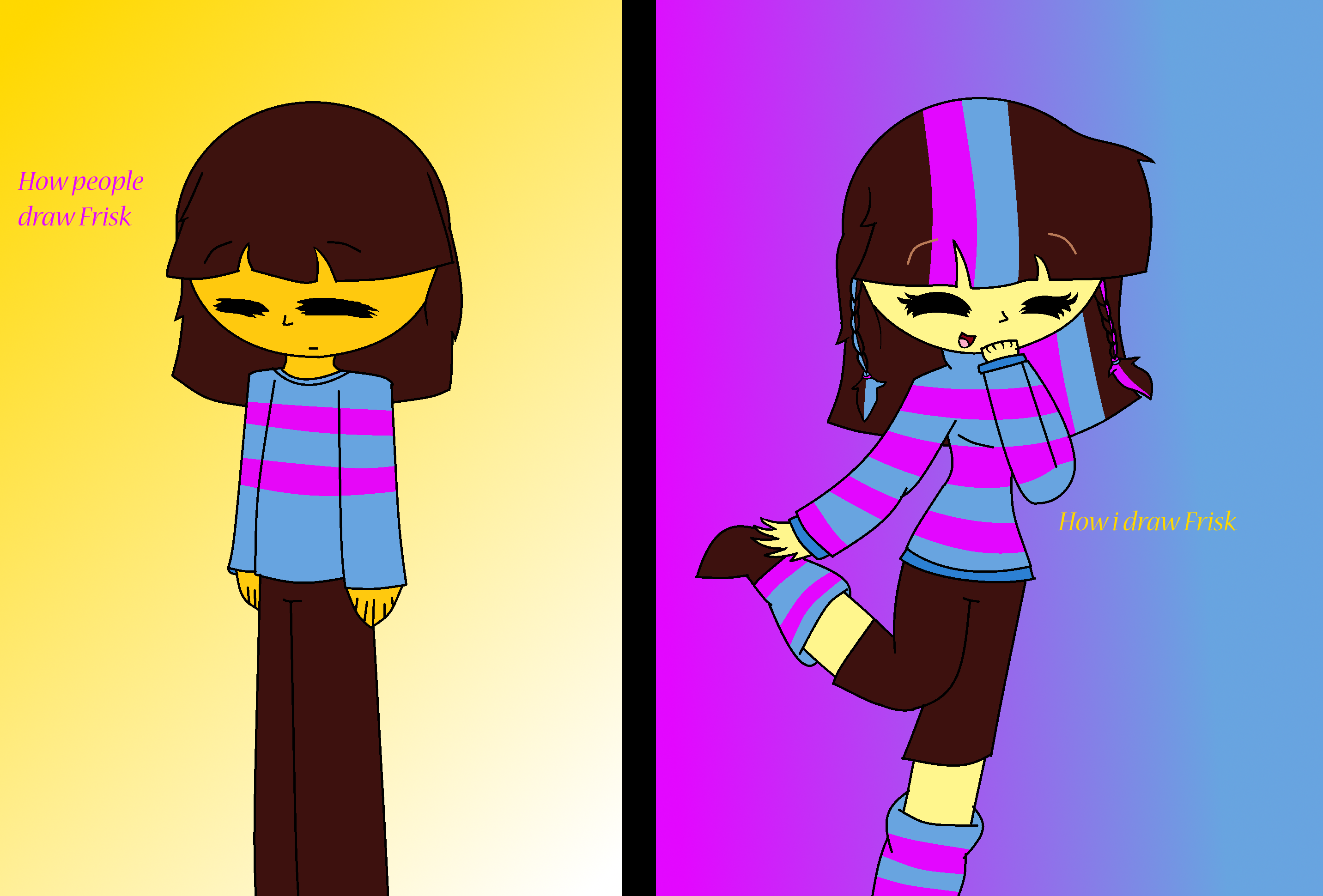  How To Draw Frisk in the year 2023 Check it out now 