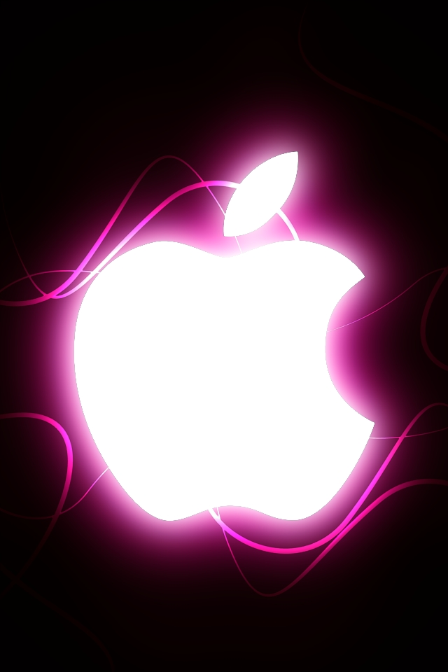 Iphone 4 Apple Wallpaper Pink by thekingofthevikings on DeviantArt