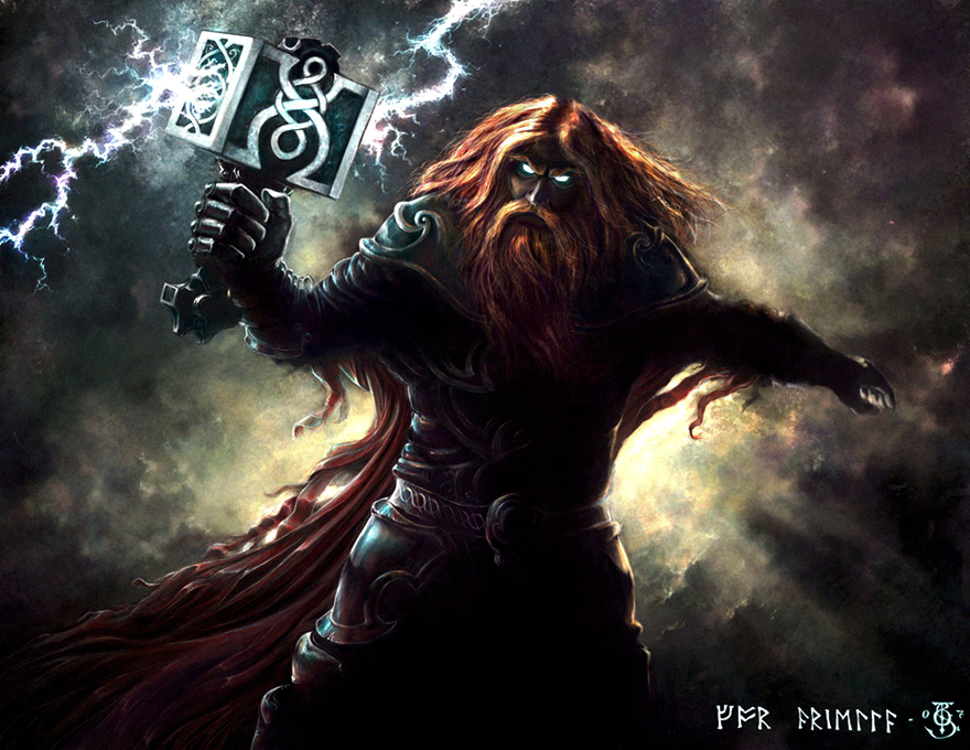 Image of THor Hammer Viking Strength Symbol
