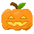 Pixel art - Halloween pumpkin