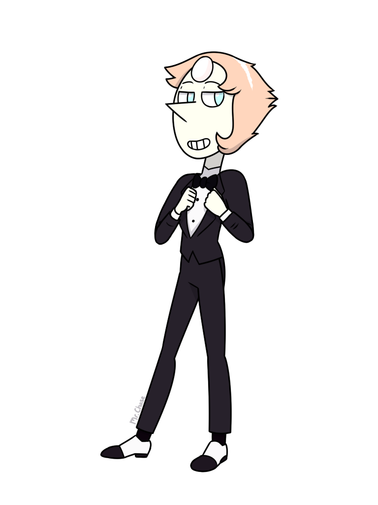 Seeing Pearl in a tux is the coolest thing I’ve seen yet.