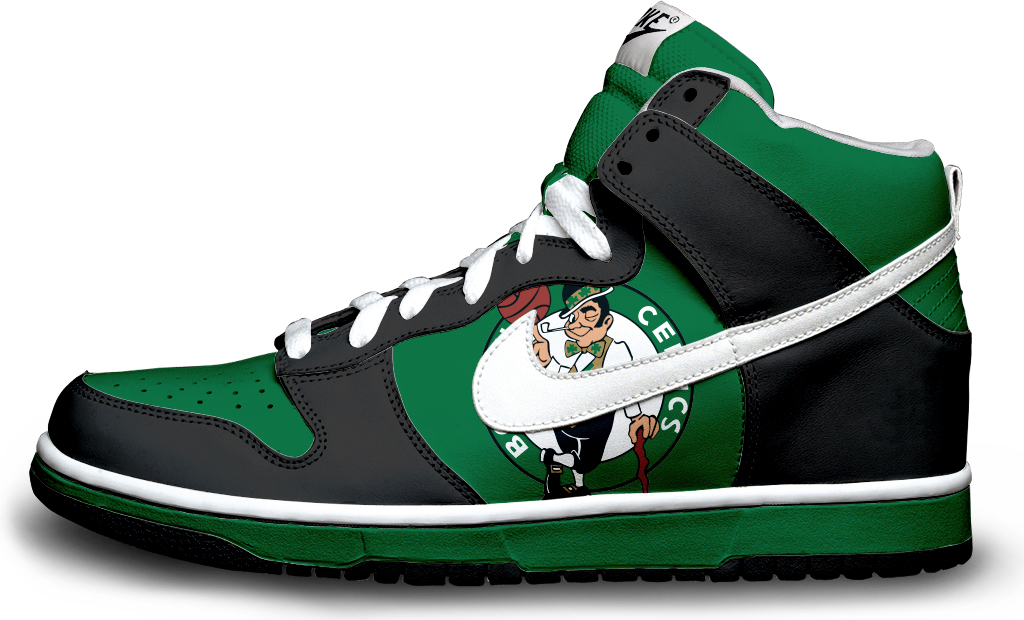 Nike Dunk: Boston Celtics V.2 by itsmonotune on DeviantArt