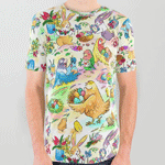 Easter egg party all over print shirt