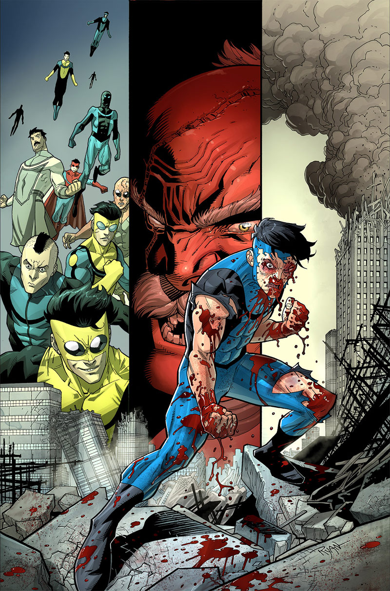 Invincible 12 TPB cover by RyanOttley on DeviantArt