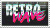 Retro wave stamp by stahmps