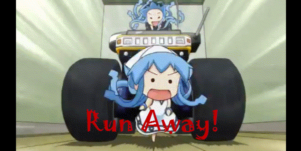 |Manga|Yuri|Comedia| <--Unless--> Chibi_ika_musume__run_away___gif__by_playstadion-d5ygrp3