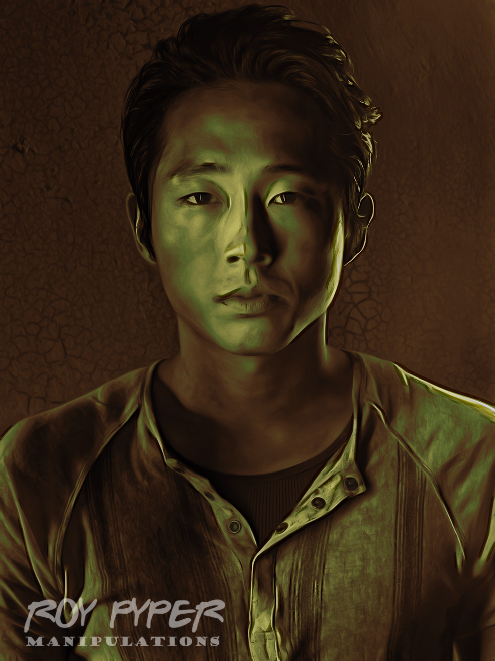 The Walking Dead: Glenn: Crayon Re-Edit by nerdboy69 on DeviantArt