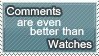 Comments Stamp by WetWithRain