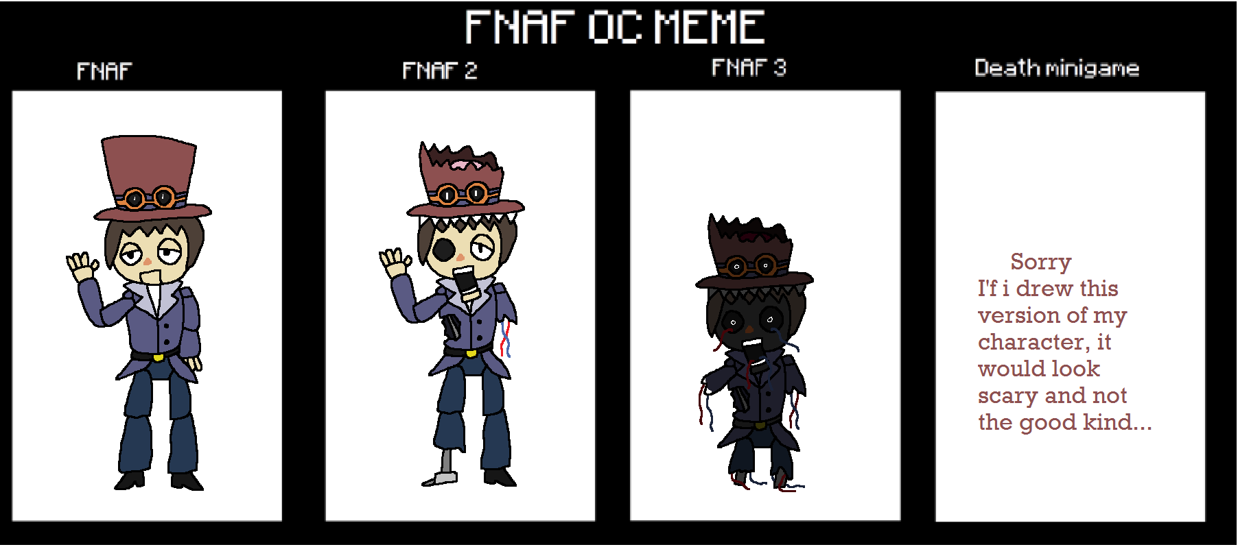 FNAF OC Meme Steamy By JoltikLover On DeviantArt