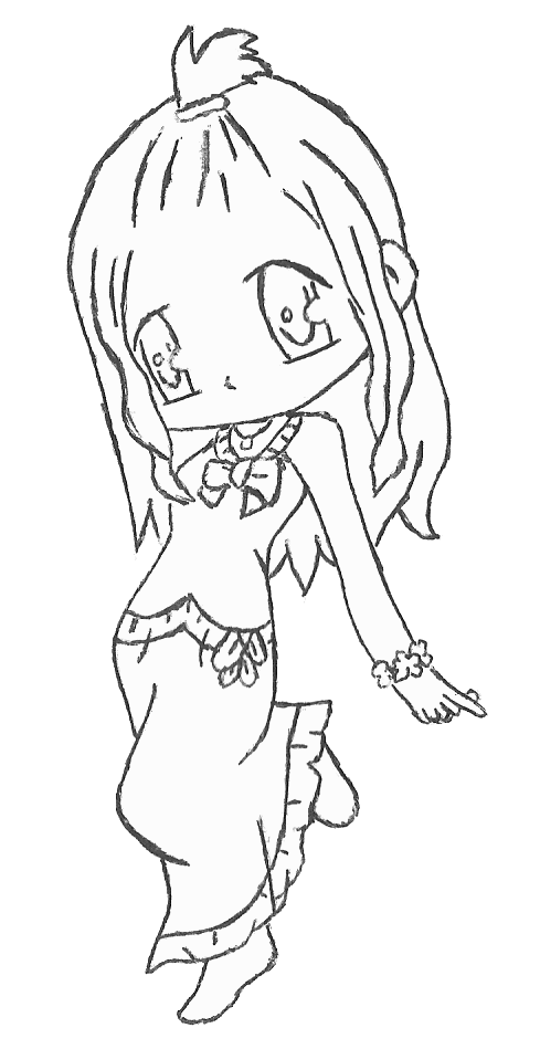 fairy tail lucy chibi coloring pages - photo #7