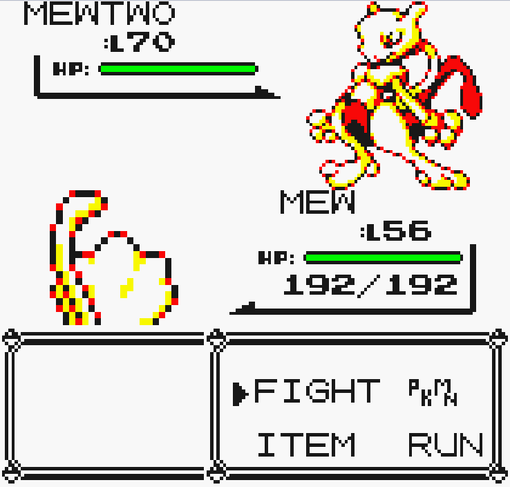 Image result for Mewtwo pokemon yellow