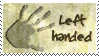 Left handed stamp by WhiteKimahri