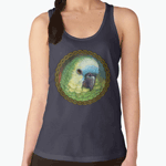Blue Fronted Amazon Parrot Realistic Painting Tank Top