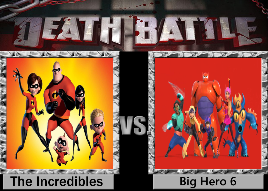 Death Battle The Incredibles Vs Big Hero 6 By Jdueler11