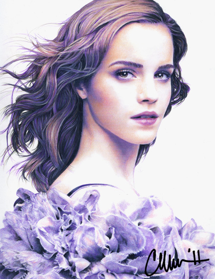 Emma Watson - Scan of Drawing by Live4ArtInLA