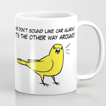 Canary VS Alarm mug
