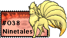 Pokemon X/Y Stamp: Ninetales by FableDreams