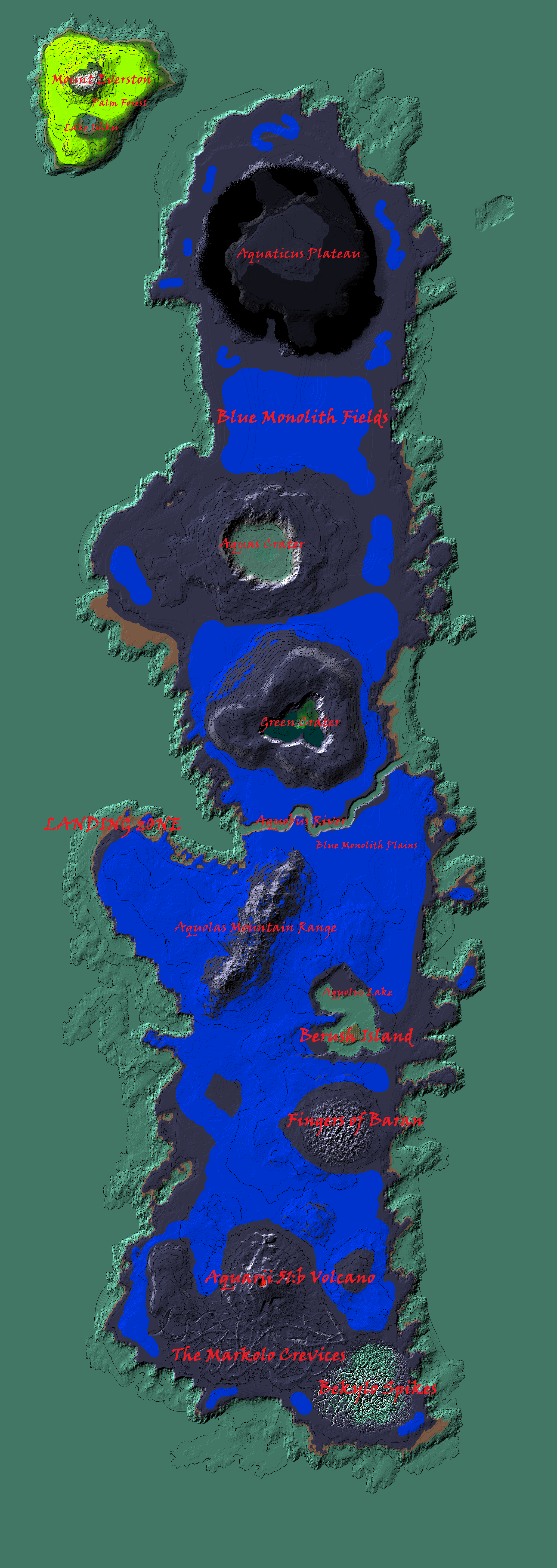 Aquarii 51 Survival Map by Raysss