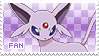 Espeon Fan Stamp by Skymint-Stamps