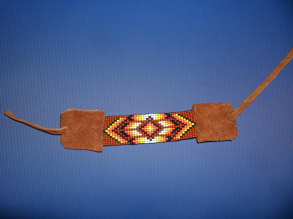 Native American inspired beaded bracelet by kayanah on DeviantArt