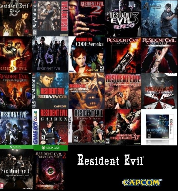 Resident Evil Saga Games by AlbertWeskerG on DeviantArt