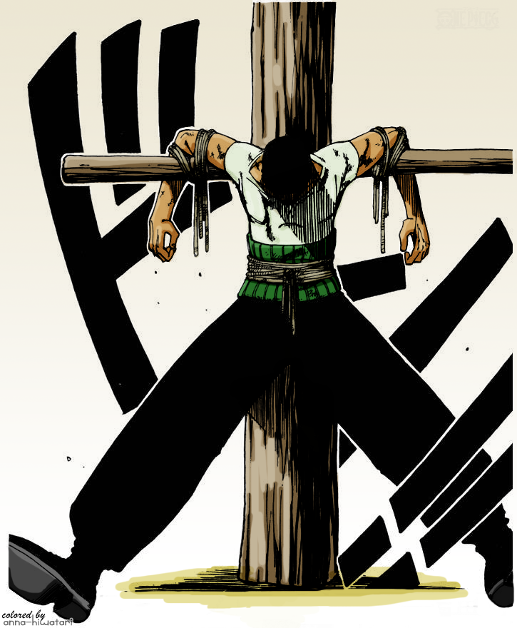 Zoro coloring, chapter 3 pg8 by AnnaHiwatari on DeviantArt