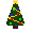 Flashing Christmas Tree Emoticon