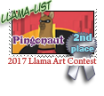 2nd place Llama list 2017 by dragondoodle