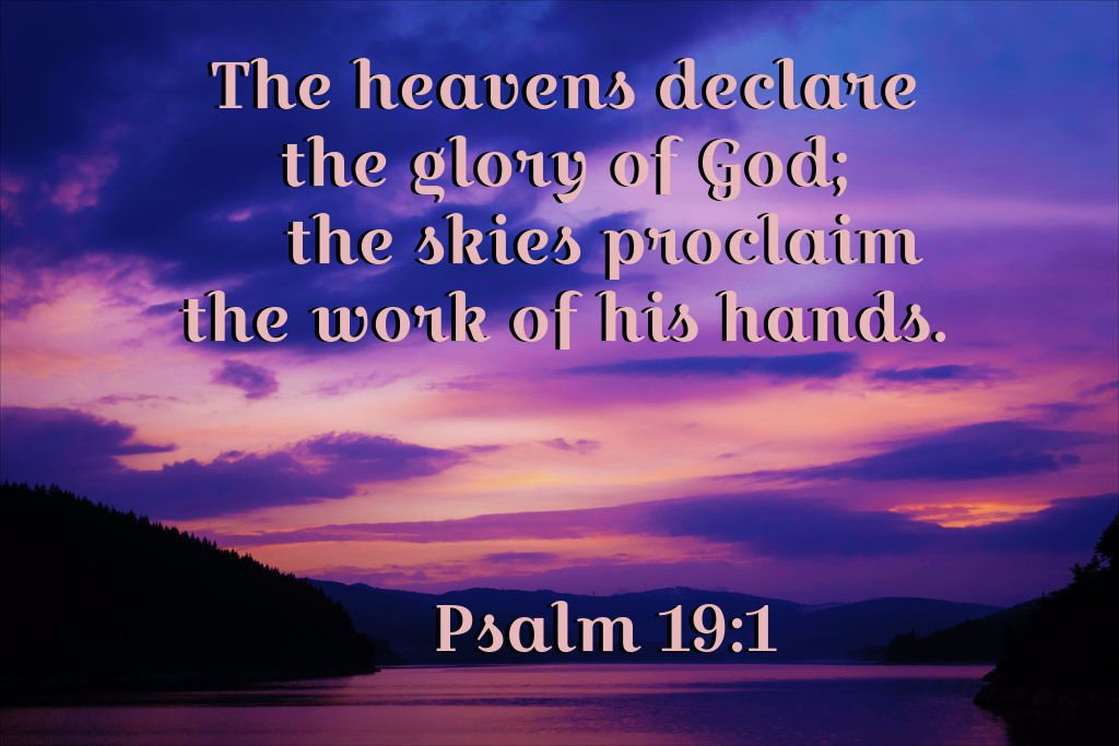 Image result for psalm 19:1
