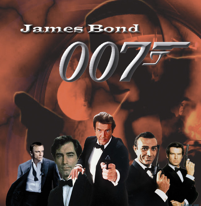James Bond actors by Cyborgchimp on DeviantArt