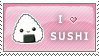 Sushi Stamp by Fluffntuff