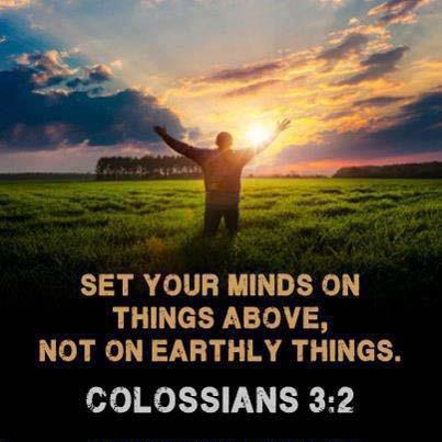 Image result for colossians 3:2