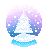 Violet Snow Globe