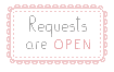 FREE Status stamp: Requests are open by koffeelam
