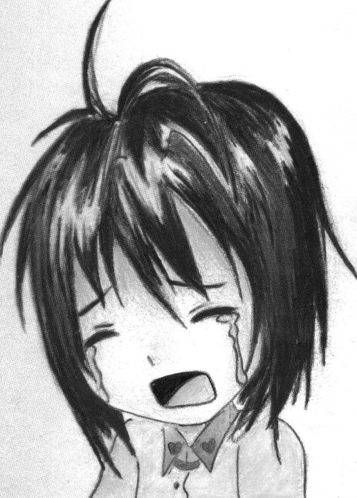 Chibi Anime Girl Crying by happybumXD on DeviantArt