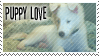 : Puppy Love stamp : by Tibb-Wolf