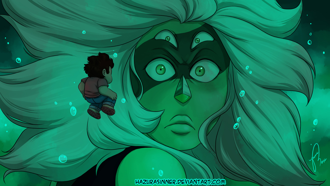 I’m not going to lie, this part scared me. Worse, it suffocated me! Not just because of Malachite’s creepy look on Steven but also because I have an irrational fear of the depths of the...