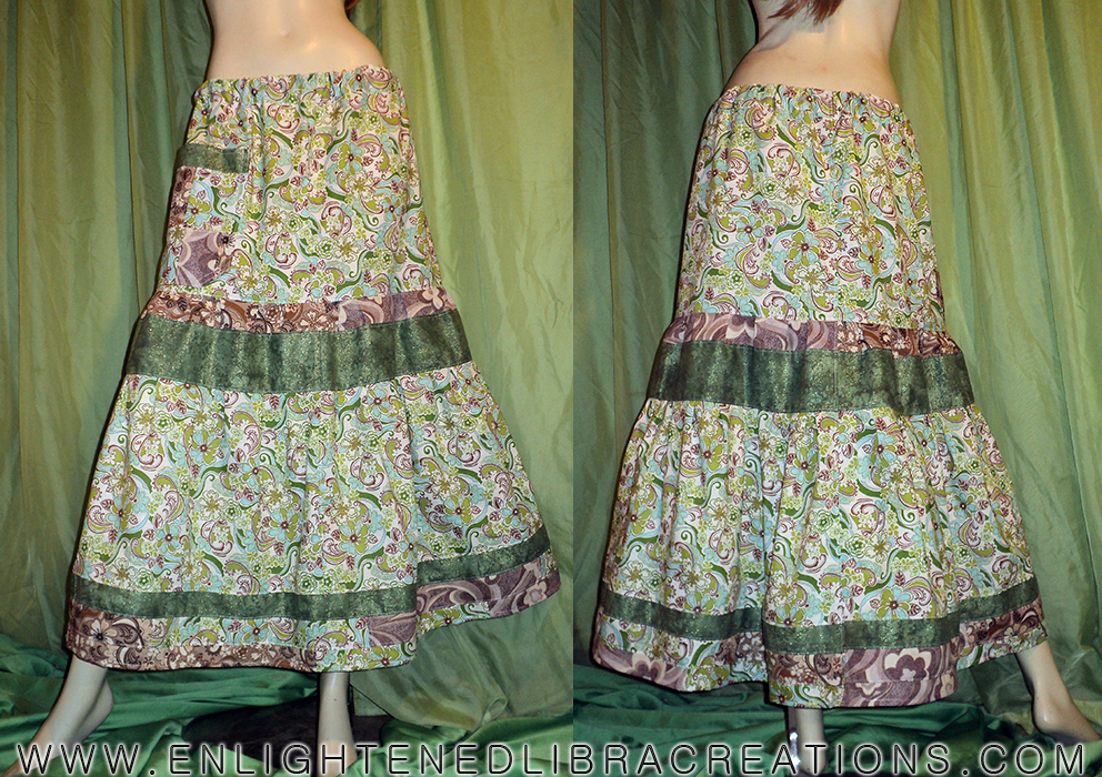 Hippie Patchwork Tiered Festival Skirt Dress by RedheadThePirate on ...