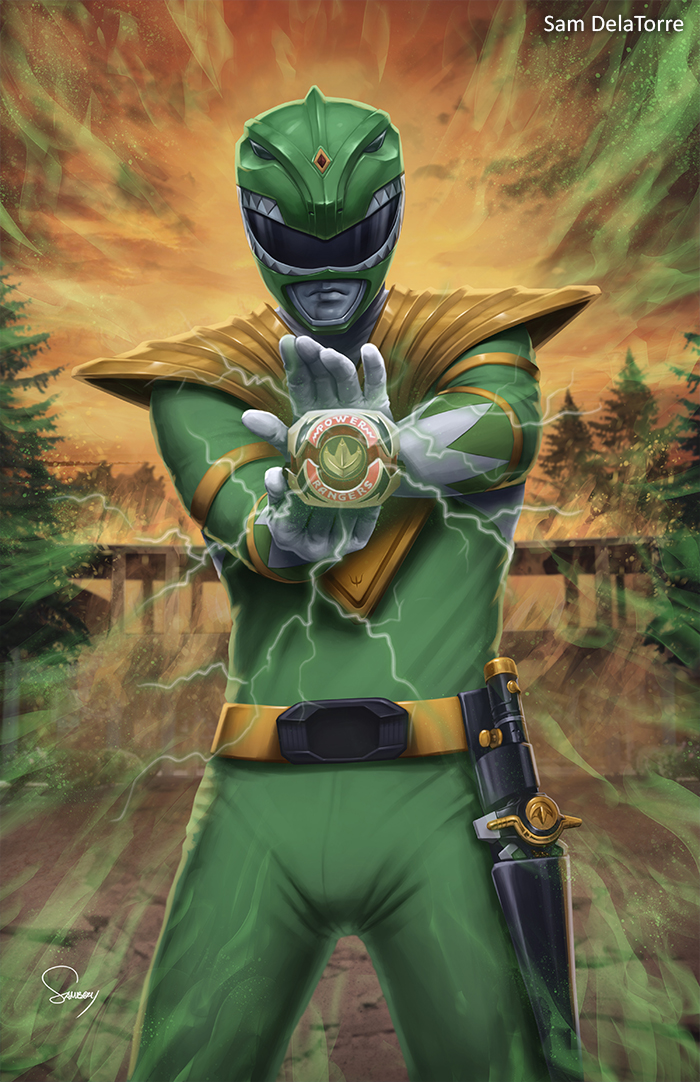 Power Rangers - Green Ranger by SamDelaTorre on DeviantArt
