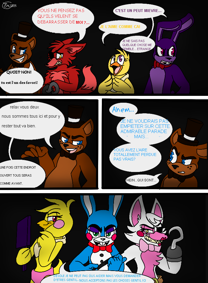 Fnaf Comic Page 2 Traduit Francais By Twisty200 On Deviantart