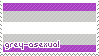 Grey-Asexual Stamp by sunbirds