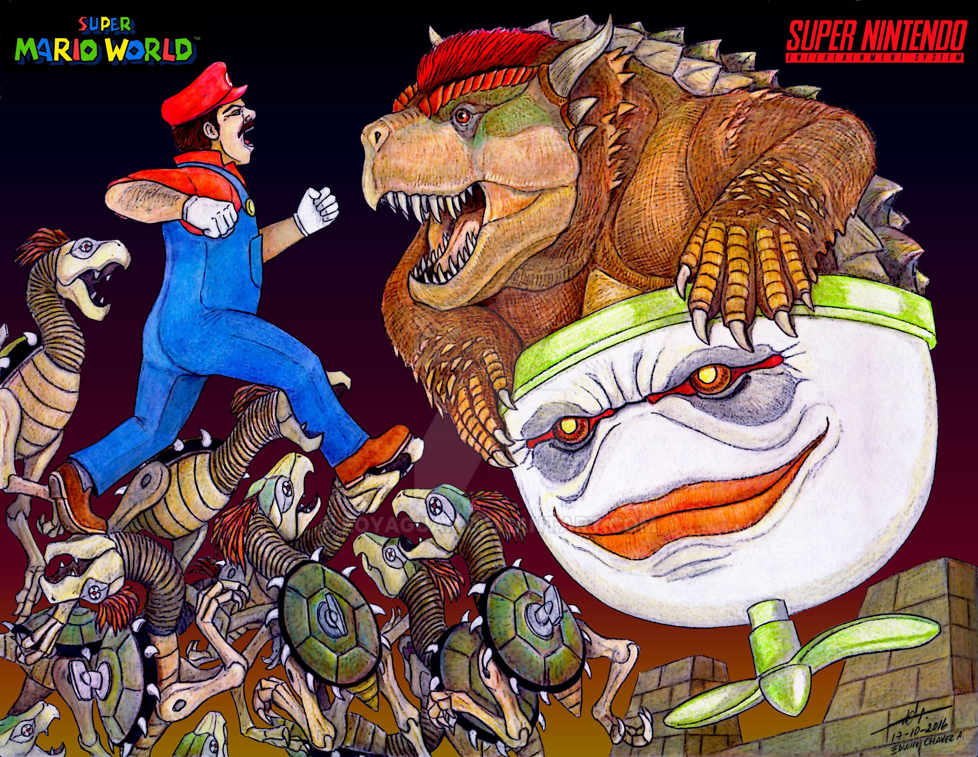 Super Mario World fan art by eoyaguar on DeviantArt