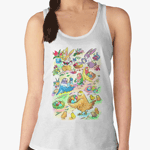 Easter egg party tank top