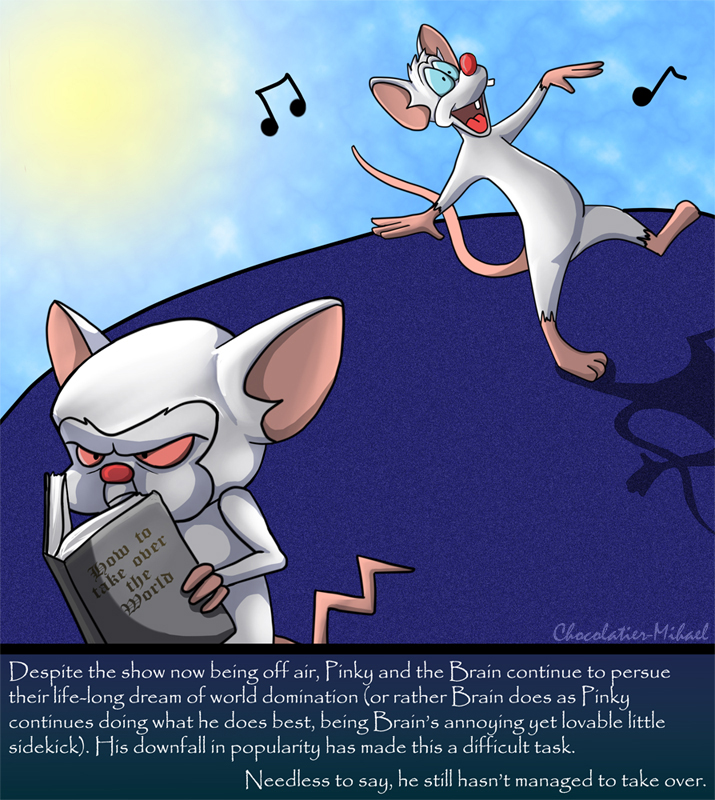 Pinky and the Brain by glitchb0t on DeviantArt