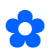Blue Flower by cutecolorful