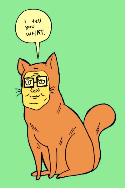 Hank Hill as a Cat by kicksatanout on DeviantArt